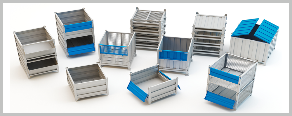 Steel Pallet Suppliers, Roll & Retention Cages